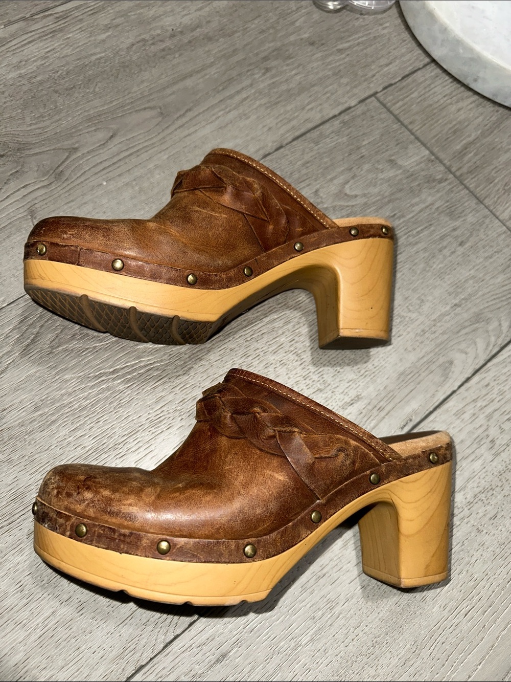 Clarks Artisan Ledella Leather Clogs size 6 - Picture 3 of 8